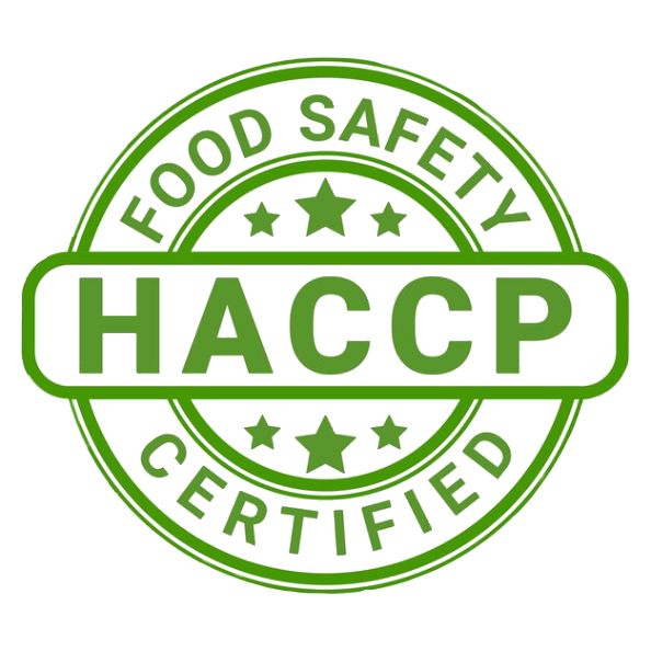 HACCP certified manufacturing logo