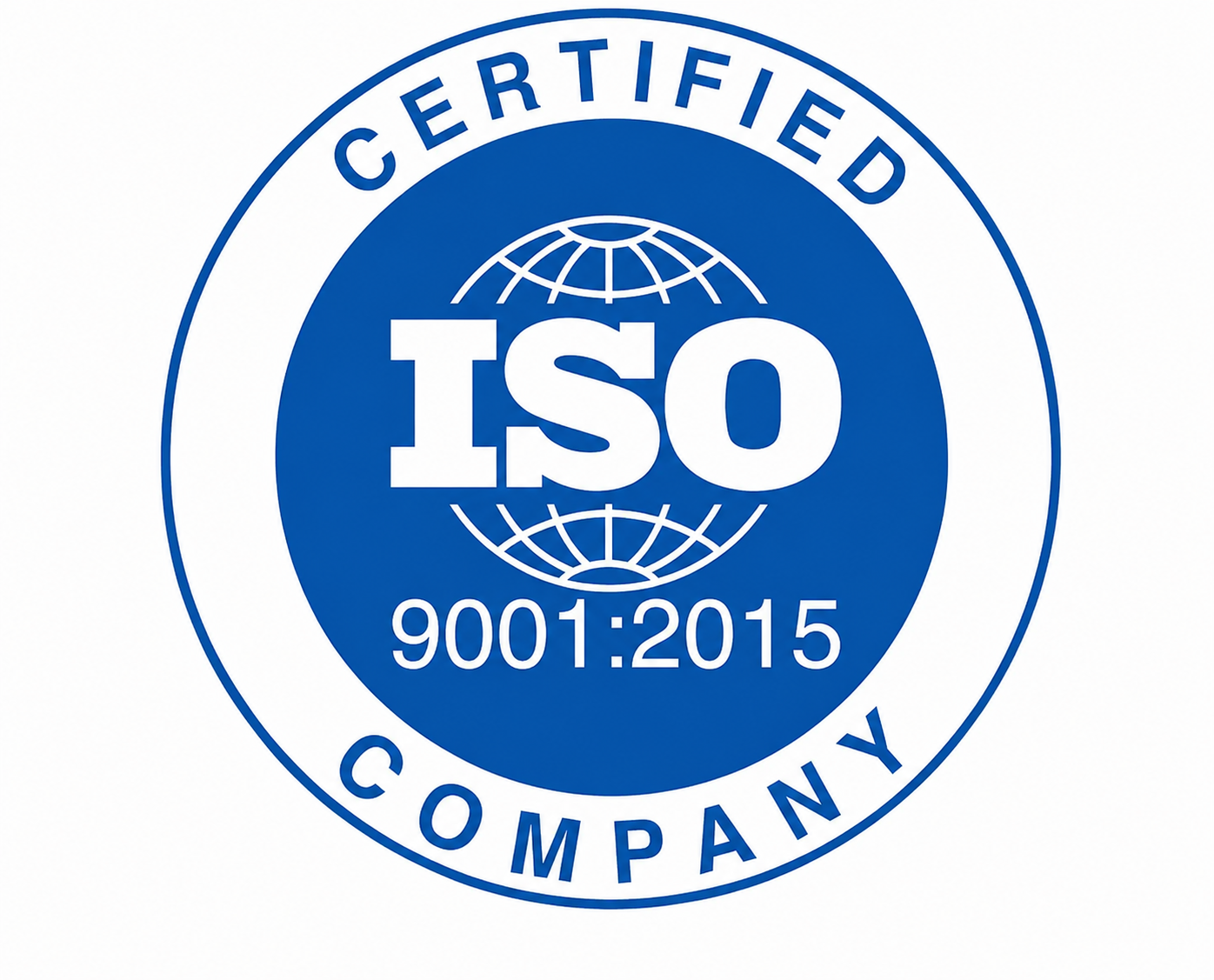 ISO certified pharma manufacturing logo